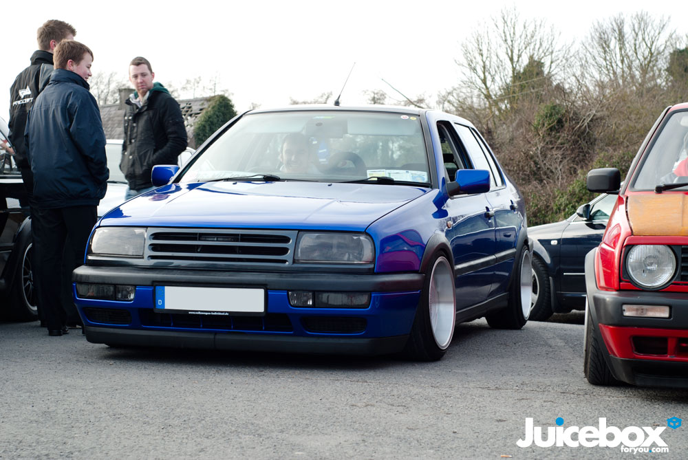  the euro scene another example of a clean A3 Jetta Vento on some Ronal 